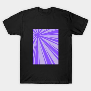 Pattern explosion grey violet T-Shirt